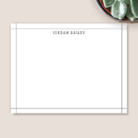 Simple Moderne Professionnel Géométrique Gris Fonc