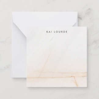 Carte De Correspondance Simple Personnalisé Élégant Marbre Soft Veiné