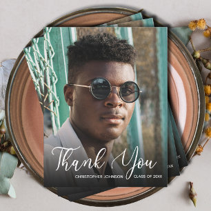 Carte De Correspondance Simple Remerciements de Diplôme Photo