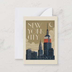 Carte De Correspondance Skyline de New York