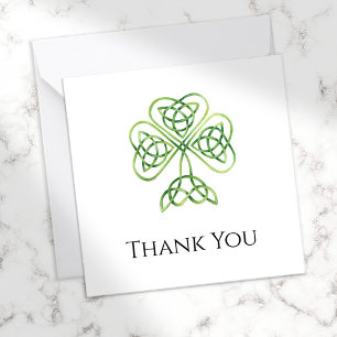 Carte De Correspondance Small Thank You Irish Celtic Knot Funeral