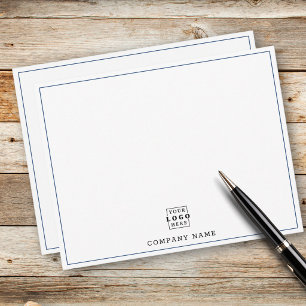 Carte De Correspondance Société de logo d'entreprise personnalisé Bordure