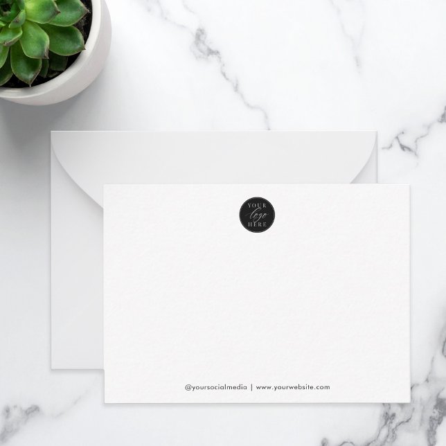 Carte De Correspondance Société de logo d'entreprise personnalisée (Créateur téléchargé)