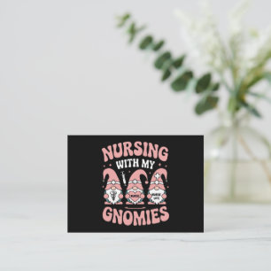 Carte De Correspondance Soins Avec Mes Gnomies Infirmière Gnome Vie Saint-