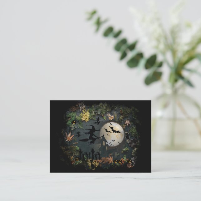 Carte De Correspondance Soirée sorcière (Debout devant)