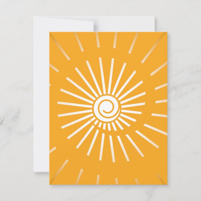 Carte De Correspondance Soleil 2 (Devant)