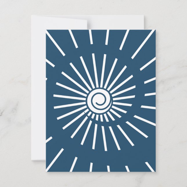 Carte De Correspondance Soleil 8 (Devant)