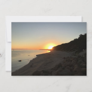 Carte De Correspondance Soleil sur Long Island Sound