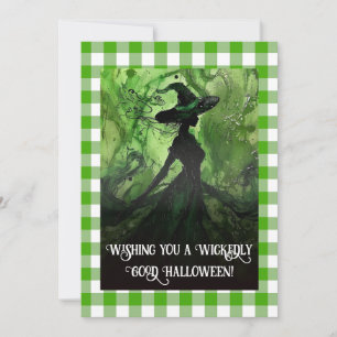 Carte De Correspondance Sorcière de Halloween peinte méchamment bien