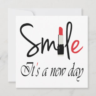 Carte De Correspondance sourire c'est un nouveau jour