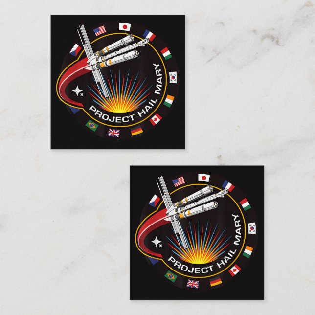 Carte De Correspondance Space Mission Patch (Devant / Derrière)