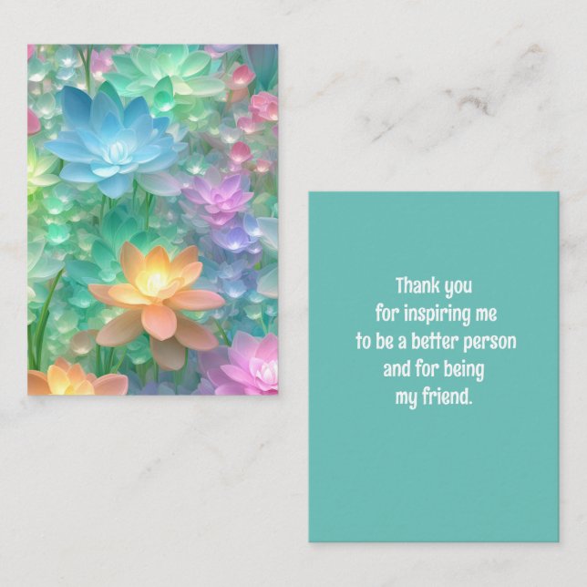Carte De Correspondance Spring Joy (Devant / Derrière)