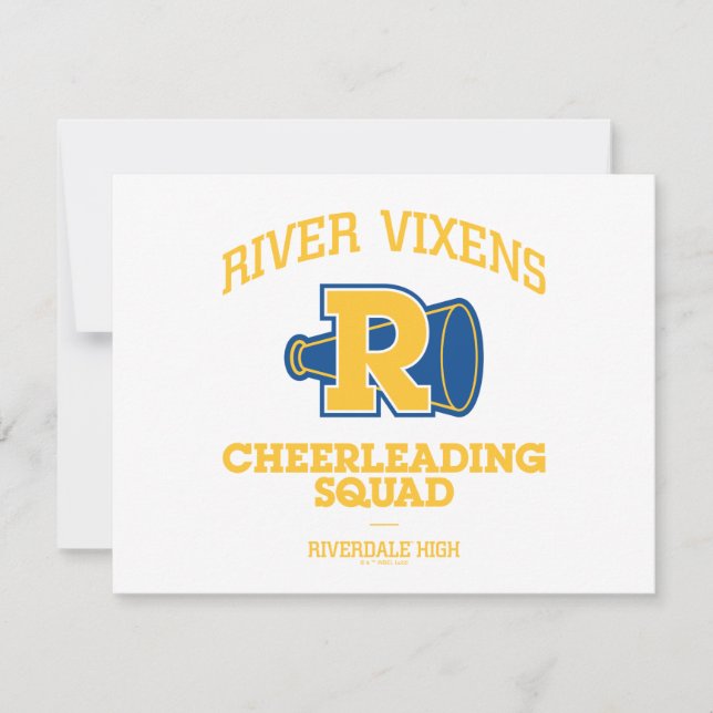 Carte De Correspondance Squad Cheerled River Vixens (Devant)