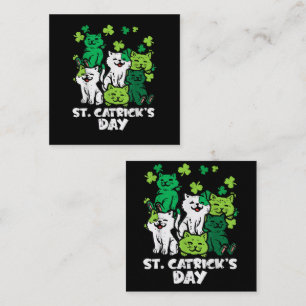 Carte De Correspondance St Patricks Catricks Day Cats Saint Pattys