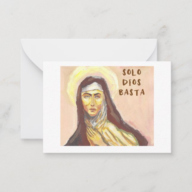 Carte De Correspondance St. Teresa of Avila card (Devant)