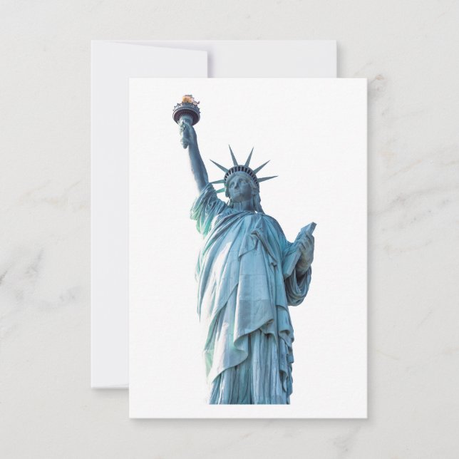 Carte De Correspondance Statue de la liberté (Devant)