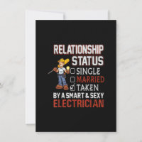 statut de relation - pris par un électricien cadea