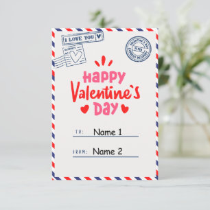Carte De Correspondance Strawberry Berry Sweet Enfants Saint-Valentin