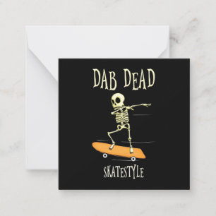 Carte De Correspondance Style de skate Halloween Dabbing