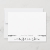 Stylet Vintage de signature de joli script