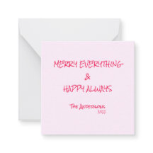 Sucre de canne Rose Joyeux Vacances Joyeux Tout