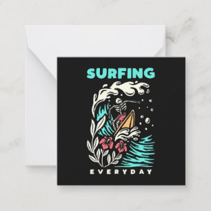 Carte De Correspondance Surfing Everyday
