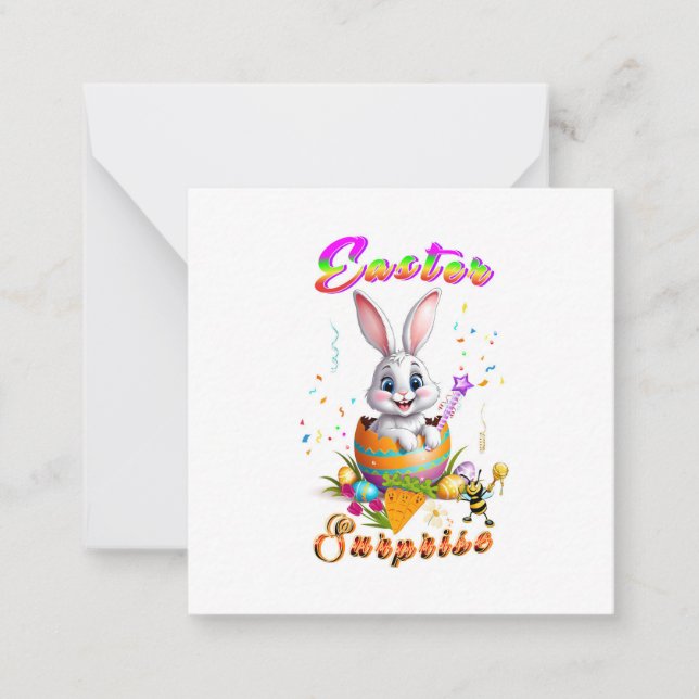 Carte De Correspondance Surprise de Pâques (Devant)