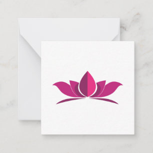 Carte De Correspondance Symbole de méditation du pouvoir de Yoga Lotus Idé