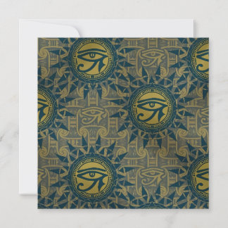 Carte De Correspondance Symbole solaire de l'Œil de Râ de l'Égypte antique