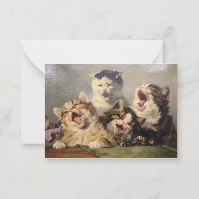 Carte De Correspondance Symphonie de Kitten par Julius Adam II (Devant)