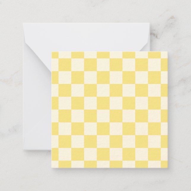 Carte De Correspondance Tableau de bord jaune (Devant)
