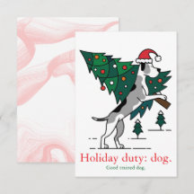 Tâche des Fêtes de Noël : chien. Version Grand Dan