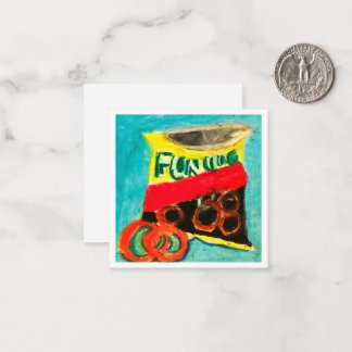 Carte De Correspondance Tasty Snack