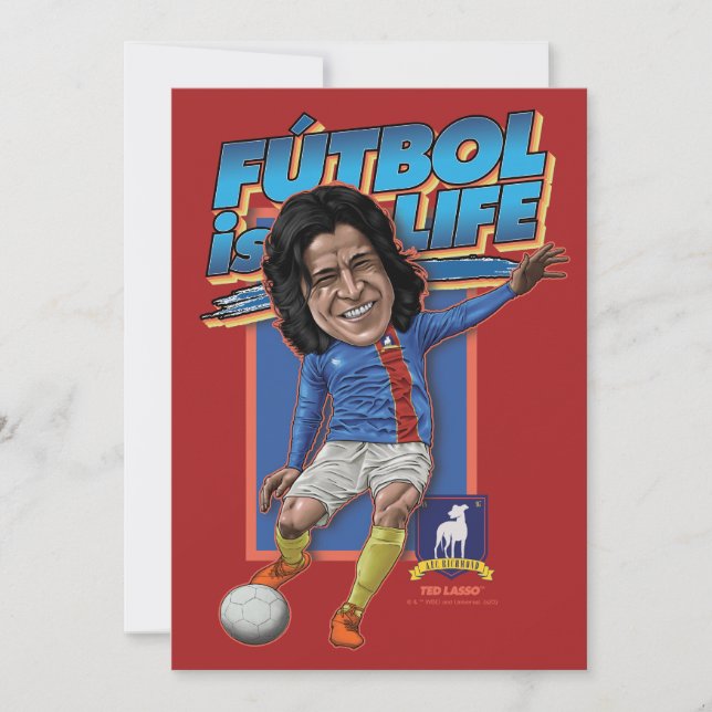 Carte De Correspondance Ted Lasso | Dani Rojas Bobblehad (Devant)