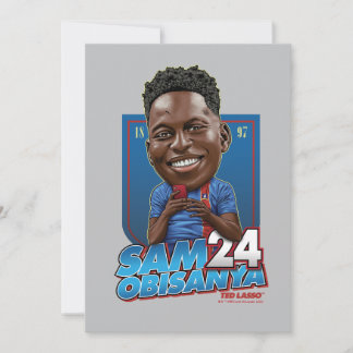 Carte De Correspondance Ted Lasso | Sam Obisanya Bobblehead