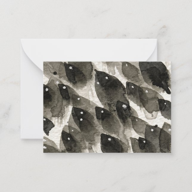 Carte De Correspondance Tempête de poissons (Devant)