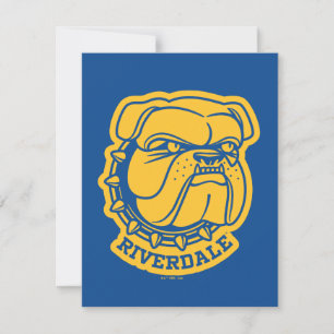 Carte De Correspondance Tête de Riverdale Bulldog