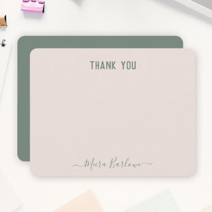 Carte De Correspondance TEXTE PERSONNALISÉ Calligraphie de script personne