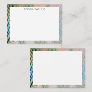 Carte de correspondance texture chevron shibori zi