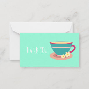 Carte De Correspondance Thé Camaomile pour les amateurs de thé merci