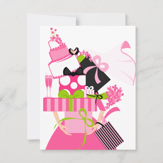 Carte De Correspondance The Impossible Mariage Stack merci note no 2 (Devant)