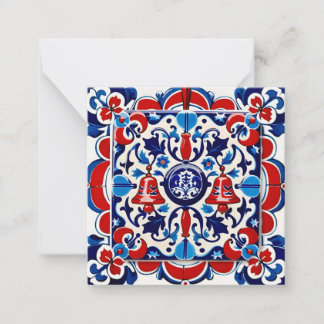 Carte De Correspondance The Portuguese Tile and the Christmas Bell