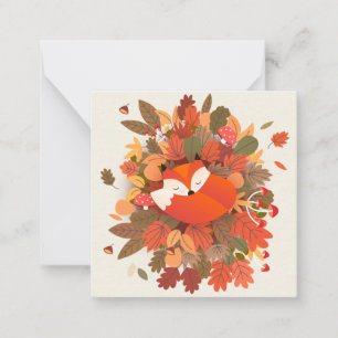 Carte De Correspondance Thème automne