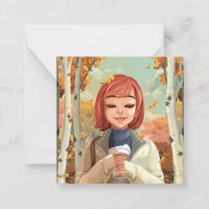 Carte De Correspondance Thème automne