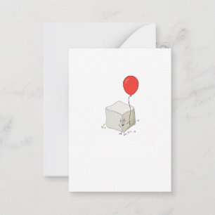 Carte De Correspondance Thème sucre, cube de sucre