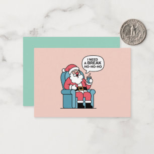 Carte De Correspondance Thérapie du Père Noël Noël