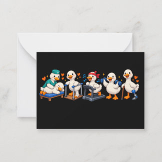 Carte De Correspondance Thérapie physique Silly Goose , Physiothérapeute