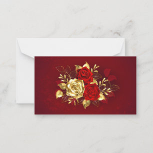 Carte De Correspondance Three Jewelry Roses