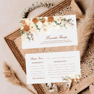 Carte De Correspondance Ticket de mariage de recette préférée de lys calla