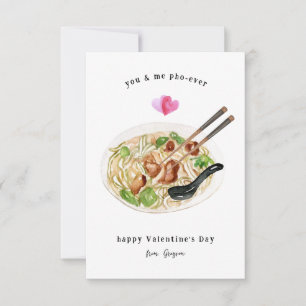 Carte De Correspondance Toi et Moi Pho-Ever   La Saint-Valentin de la soup